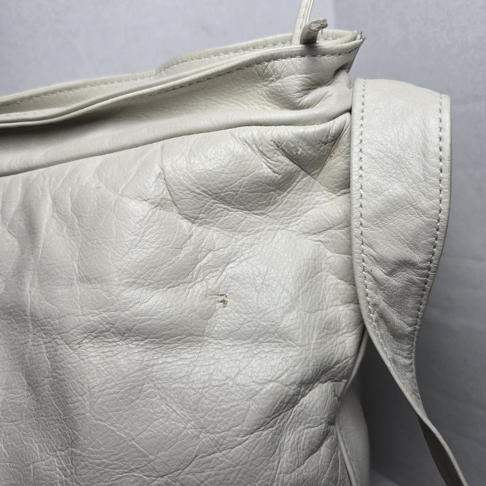 Vintage 80s Avante USA Leather Shoulder Bag Purse Patchwork Southwest Stud Pearl - Picture 4 of 7